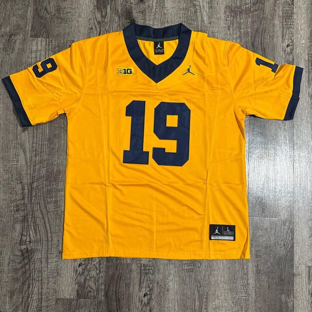 Bryce Underwood Michigan Yellow Jersey Men’s Size S-XXL